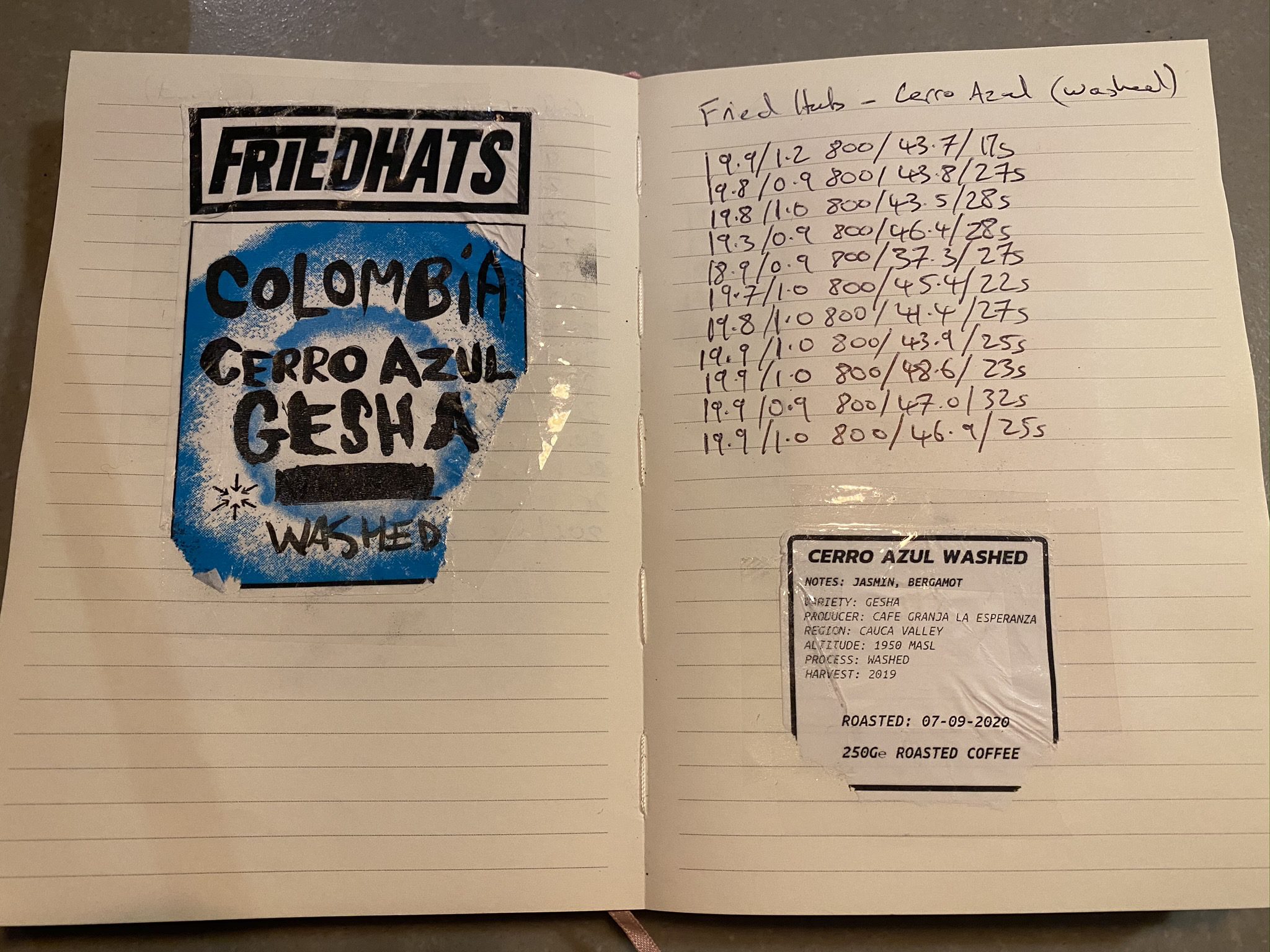 Fried Hats - Colombia - Gesha