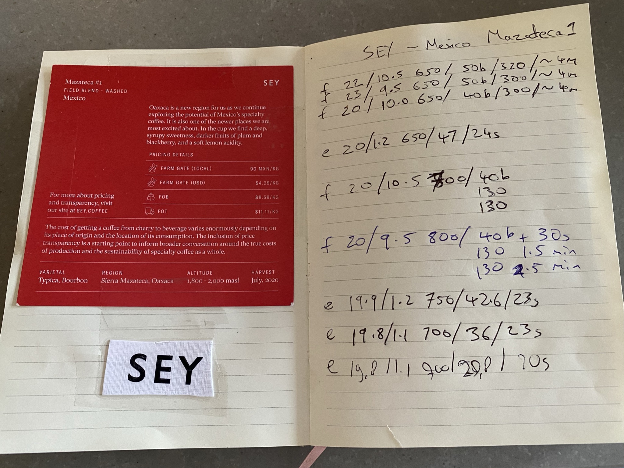 SEY - Mexico - Bourbon